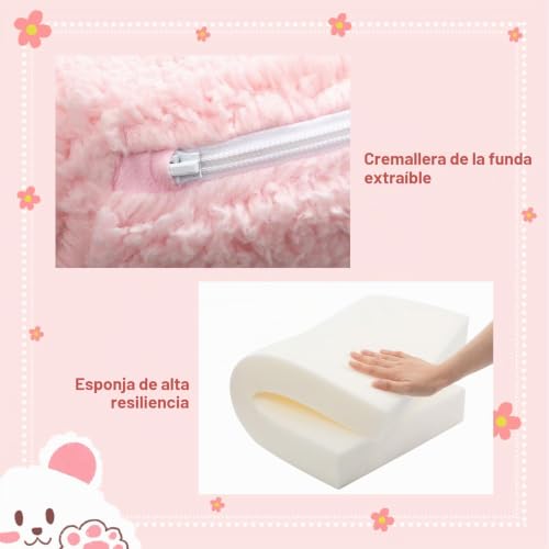 Miniatura 4 de Bejoy Sillón Para Niños,Sofá Infantil Ultra Suave De Espuma Acolchada,Sillón Infantil Cómodo De Sherpa Para Leer,Individual Para Niños Y Niñas, Rosa