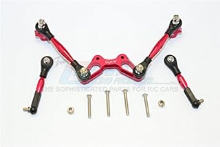 Axial Yeti Jr. Score Trophy Truck (AX90052) / Yeti Jr. Maverick (AXI90069) Upgrade Parts Aluminum Tie Rods Design Stabilizer for Front C Hub - 1 Set Red