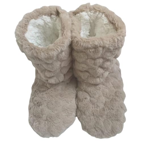 Chaussettes antidérapantes pelucheuses et chaussures d'intérieur hiver