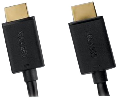 Microsoft Xbox 360 Black Hdmi Cable (Retail Packaging) #TOP4
