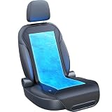 TOWTAMER 2025 Upgraded ICY Seat, Semiconductor Ventilated Cooling Car Seat Cover(Front Seat),12V-24V Cooling Car Seat Cushion with 3 Temp Modes,Universal Fit for SUV/Truck Accessories(Ice-Core Black)