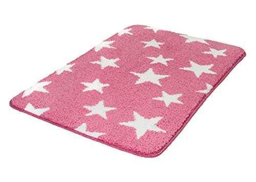 Meusch 2704463519 Badteppich Stars, 60 x 90 cm, cassis