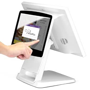 Retail and Restaurant POS Terminal Machine for Small Business, Point of Sale Cash Register with Windows 11 Professional, 15.6” & 11.6