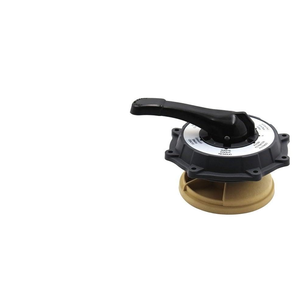 Válvula de control de repuesto para bomba de filtro de arena Intex 26645EG SX2100, kit de mango de válvula con junta y muelle, plástico resistente a los rayos UV