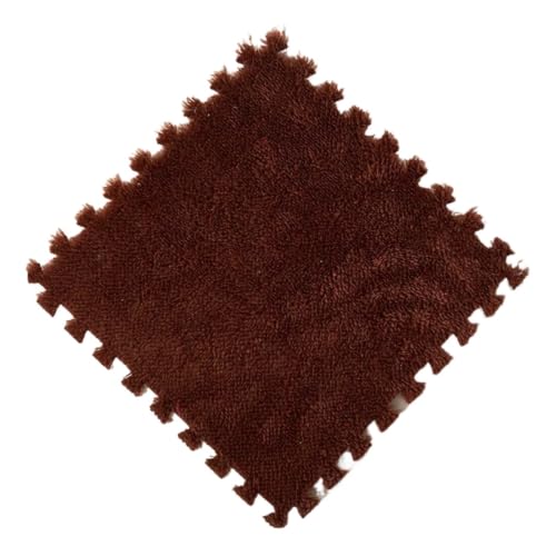 Alfombra felpa suave aislamiento termico para suelos frios tapete puzzle puzzle modular 15 piezas