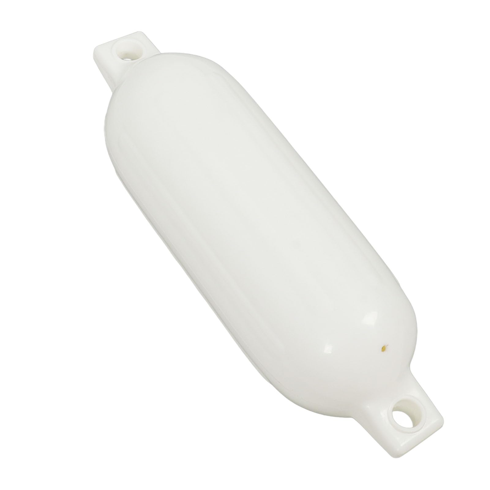 Parabordi Gonfiabili per Barche - Confezione da 4-14 cm x 51 cm in PVC Nervato con Cima per Yacht, Pontoni e Protezione del Molo (Bianco)