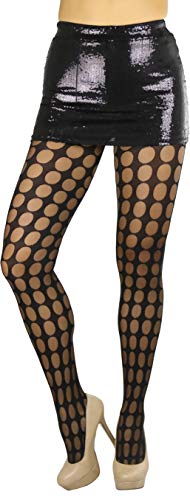 Image of ToBeInStyle Women's Fun Polka Dot Tights Pantyhose & Thigh High Socks Hosiery