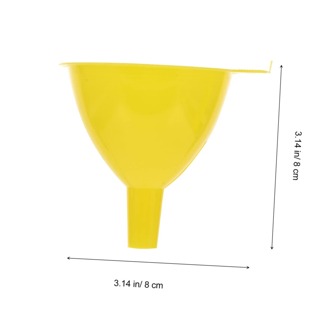 OUNONA Laboratory Funnel 60mm Plastic Funnel for Liquid Transfer for Science Experiments Sturdy and Lightweight for Educational Use and Chemical Applications