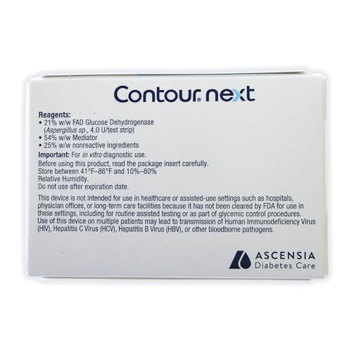 Image of Ascensia Contour Next Blood Glucose Diabetes Test Strips 210 Count (3x70ct)