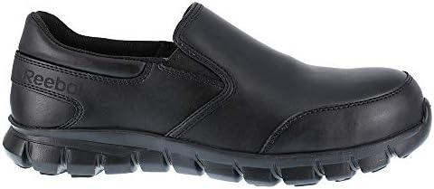 Reebok mens Sublite Cushion Work Safety Toe Athletic Slip-on Industrial Construction Shoe, Black, 13 US | Image 3