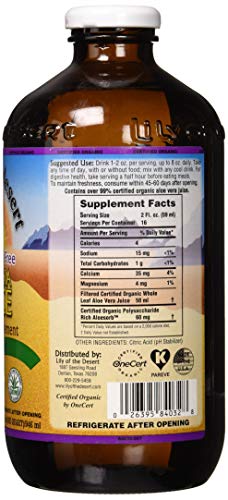 Lily Of The Desert PF Whole Leaf Aloe Vera Juice, 32 Fluid Ounce