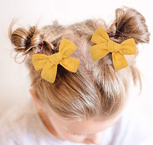 24Pcs Baby Girl Hair Bows Clips Fully Lined Barrettes Alligator Clip Hair Accessories For Little Girls Toddler Kids Teens In Pairs One Size #TOP5