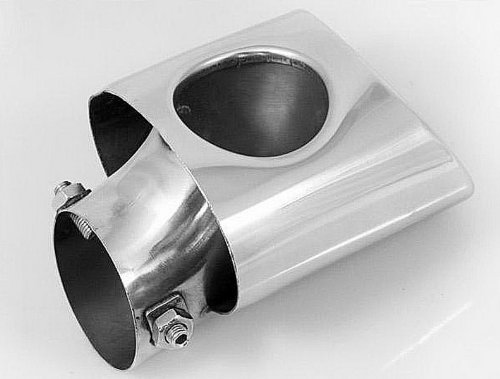 New Fashion Car Components Chrome Stainless Steel Exhaust Muffler Tip Pipes Fit For Ford Focus 2012-2013 #TOP3