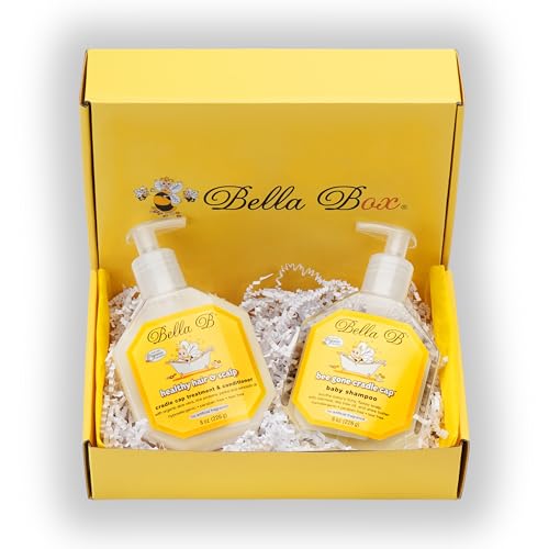 Image of BELLA B GIFT SET Cradle Cap Shampoo & Cradle Cap Scalp Treatment And Conditioner - Baby Shampoo And Conditioner - Cradle Cap Shampoo For Babies - Kid Shampoo (Cradle Cap Shampoo & Treatment)