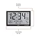 MARATHON Atomic Full Calendar Clock with Extra Large Digits Indoor and Outdoor Temperature