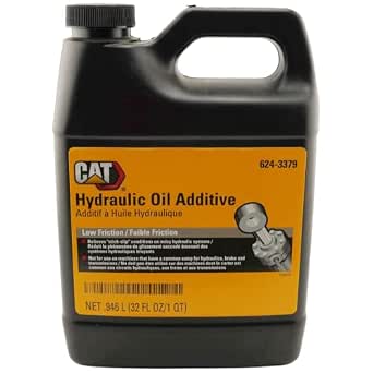 CAT 624-3379 (6243379) Hydraulic Oil Additive – 1 Quart – Low Friction Additive for Noise Reduction