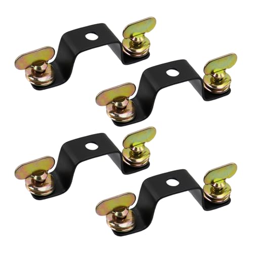 Oedema 4 Pcs Moving Head Light Bridge Connector Truss Clamps Stage Lighting Clamp Connector Spacing 4 Inch(105mm) 12 mm Aperture Diameter