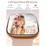 Smart Watch, Alexa Built-in, Answer/Make Calls 44mm Smartwatch Women Men, 1.83'' Sports Watch IP68 Waterproof, Heart Rate SpO2 Sleep Stress Monitor, Step Counter Watch for Android & iOS Phone - Image 3