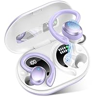 Hupoaf Bluetooth Headphones Wireless Earbuds Sport, Hi-Fi Stereo Deep Bass Earphones, 4 ENC Noise Cancelling Mic in Ear Buds, 50 Hrs USB-C IP-X7 Waterproof Headset Android iOS for Running Gym Workout