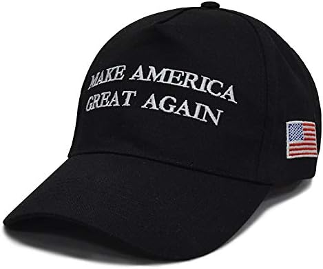 Besti Make America Great Again Donald Trump Slogan with USA Flag Cap Adjustable Baseball Hat