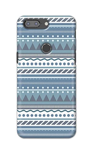 Image of Printed Hard Back Cover Case for OnePlus 5T Back Cover (Seamless Geometric Tribal Pattern) -1803