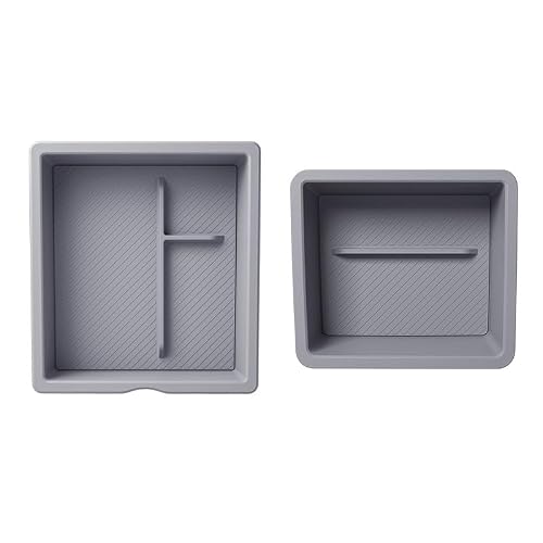 Pink Palm Car Center Console Armrest Box, For Tesla Model 3 Highland, Storage Tray Storage Box, Centre Console Organiser Tray, Interior Accessories (null gray)