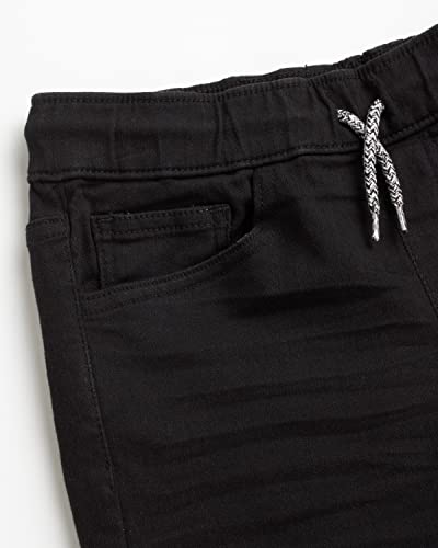 Lee Boys' Jeans - Pull On Tapered Fit Comfort Stretch Knit Denim Jeans For Boys (2T-20), Size 14-16, Black #TOP2