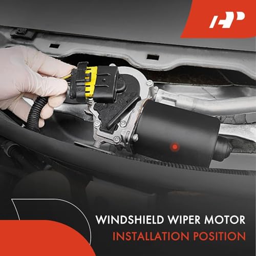 A-Premium [4 Pins] Front Windshield Wiper Motor Compatible with Chevrolet Equinox & GMC Terrain, 2010 2011 2012 2013 2014 2015 2016, Sport Utility, Replace# 25942547 by A-premium - Image 2