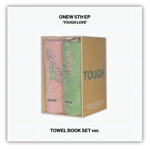 [ TOWEL BOOK Ver. ] ONEW - 5th EP [ TOUGH LOVE ] 韓国盤 *C Dはありません (2種セット)