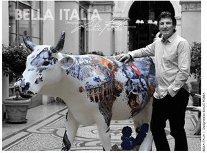 カウパレード　Cow Bella Jan Heaton Cow parade Bella Italia (Museum Edition) : Amazon.co.uk: Home