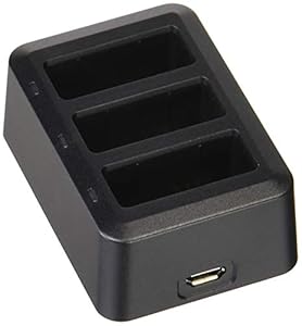 DJI Tello Part 9 - Multiple Battery Charger Compatible with DJI Tello Drive Drone Batteries, Charging Hub, Contains Up To 3 Batteries Simultaneously, Power Supply Not Included