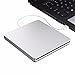 External CD DVD Drive, BESTRUNNER External Disc Optical Drive Slim USB2.0 CD/DVD-RW Writer Player Burner for Windows OS, Laptop Desktop PC