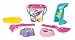 Wader 77442 - Eimergarnitur DISNEY Minnie Mouse mit Eimer, Sieb, Sandmühle, Schaufel, Rechen und 2 Sandformen, 7 teilig, mehrfarbig, ab 12 Monaten, ca. 20 cm, für fantasievolles Spielen