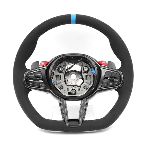 BMW F10 F02 F15 F16 F20 F30 F31 F32 G01 G02 G05 G06 G07 G20 G30 G31 G32 X3 �A�v���P�[�V�����ɓK������X�e�A�����O�z�C�[��(Blue style as pic)