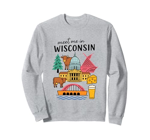 Meet Me In Wisconsin Wisconsin Iconic Imagery Design �g���[�i�[