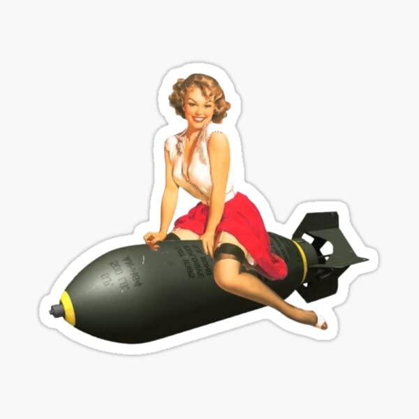 2 Pieces United States Flag Pin Up Bombshell