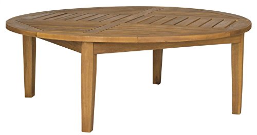 Safavieh Outdoor Collection Danville Teak Brown Round Table