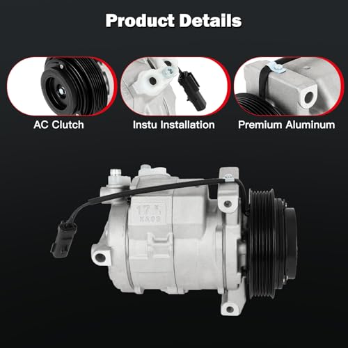 Image of cciyu Air Conditioning Compressor Fit for Dodge Journey 3.5L 2009 2010