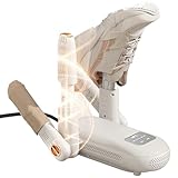 Vurlexat Stiefel- und Schuhtrockner, tragbarer elektrischer Handschuhtrockner und Stiefelwärmer mit intelligentem Thermostat, verstellbarem Gestell und Timer, zusammenklappbar und trocknen für Zuhause