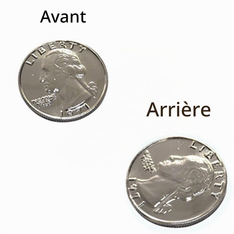 Pièce de monnaie à rabat magnétique drôle, pièce de monnaie papillon (demi-Dollar), tours de magie, accessoires de magicien, accessoires de gros plan, Gimmick apparaître Magia  26