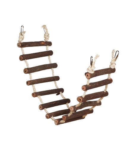 Prevue Hendryx 62807 Naturals Rope Ladder Bird Toy, Large