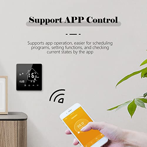 Mastlend Wifi Smart Thermostat Programmable Electric Underfloor Heating Radiator Thermostat App & Touch Control Indoor Constant Temperature Controller Lcd Display Digital Thermostat #TOP7