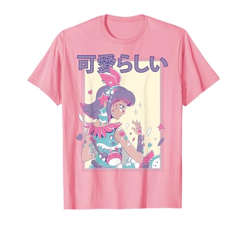 Candycore Girl Cute Pink Pastel Kawaii Anime Estética #11 Camiseta