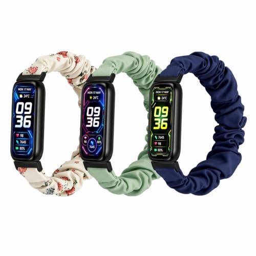 Fitbit Inspire 2/Inspire/Inspire HR/Ace 2�p�V���V���o���h�A�����p�A�L�k���̂��邩�킢���L�k���̂���X�g���b�v�A�X�|�[�c�����p�t�@�u���b�N�z�����X�g�o���h