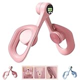 Mireva Pelvic and Thigh, Mireva Thigh & Pelvic Trainer, 360°Rotation Adjustable Pelvic Floor Trainer Women with Smart Screen Display Count for Pelvis, Legs, HIPS, and Glutes (Pink)