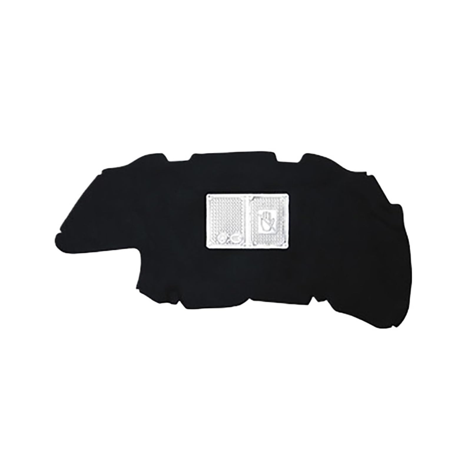 Wuqqxxqcm One Color Car Front Engine Sound Insulation Cotton Hood Heat Insulation Mat Pad Cover Compatible For Peugeot 206 2003 -2013