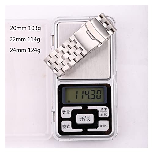 Correa de reloj de acero inoxidable para evitar sudoración con ajuste de 24mm para Gear S3 5
