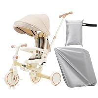 Amazon.co.jp: Chic ZONE 子供用三輪車 折りたたみ式 ベビーカー