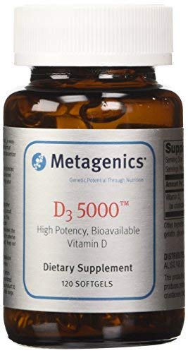 Metagenics, D3 5000, 120 Softgels