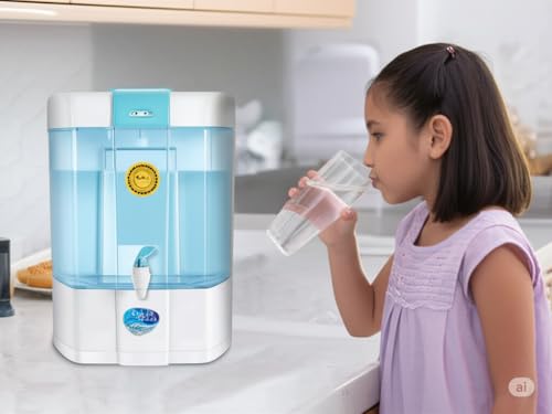 Image of Aqua Pearl RO Water Purifier with RO+UV+Copper+Zinc, 10 Stages Purification, 12 Litre, Wall Mounted, Electric, Advance HTDS Membrane | 20 LPH | Suitable for all type water with 1-Year Warranty